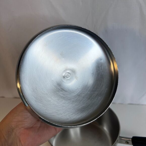 Revere Ware 1801 Copper Clad 1 Qt Saucepan Stainless USA with Lid - Picture 7 of 10